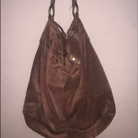 Lucky Brand Suede Hobo Bag - like new